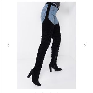 Thigh high chap boot (Olive)